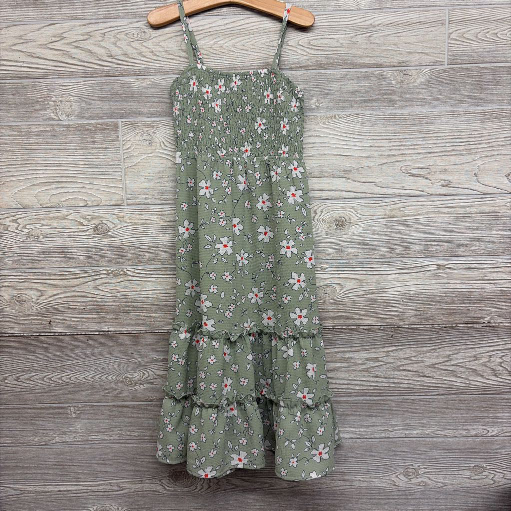 Sleeveless Smocked Dress Flowers 8