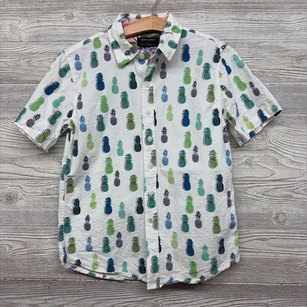Button Up Shirt Pineapples 14