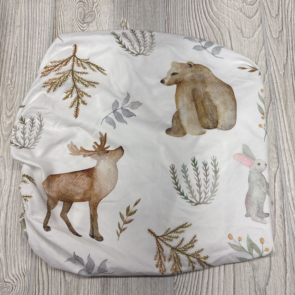 Bassinet Sheet Deer Bunnies Bears