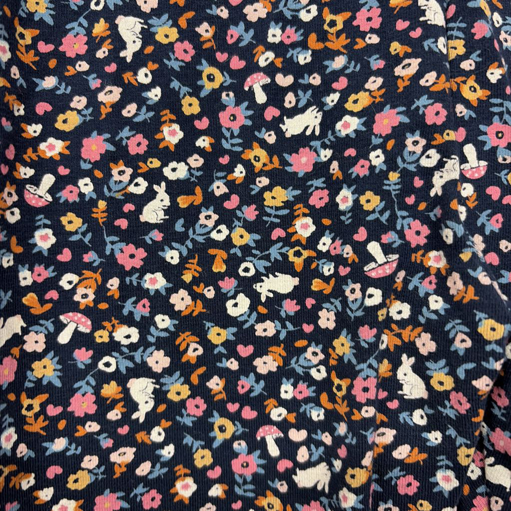 Leggings Flowers Bunnies 4T