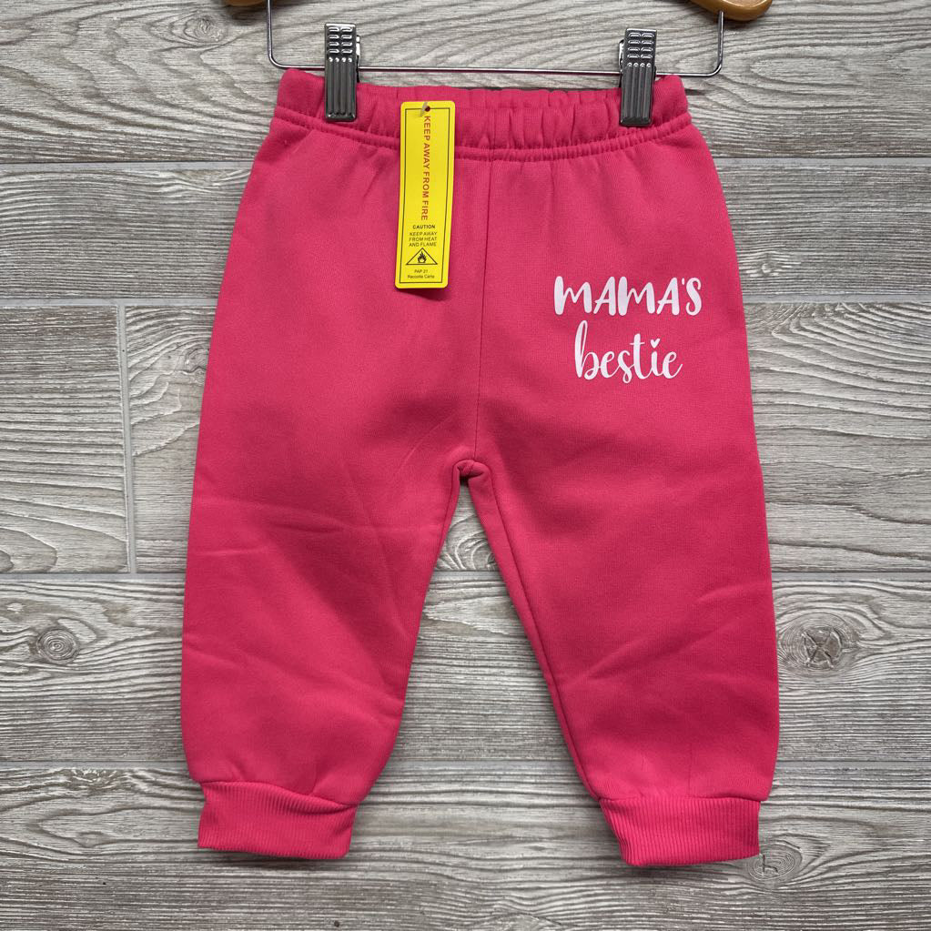 NEW Hoodie & Sweatpants Mama's Bestie 12-18M