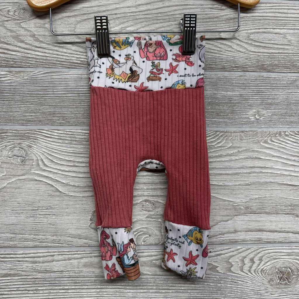 Ribbed Pants Little Mermaid 0-3M
