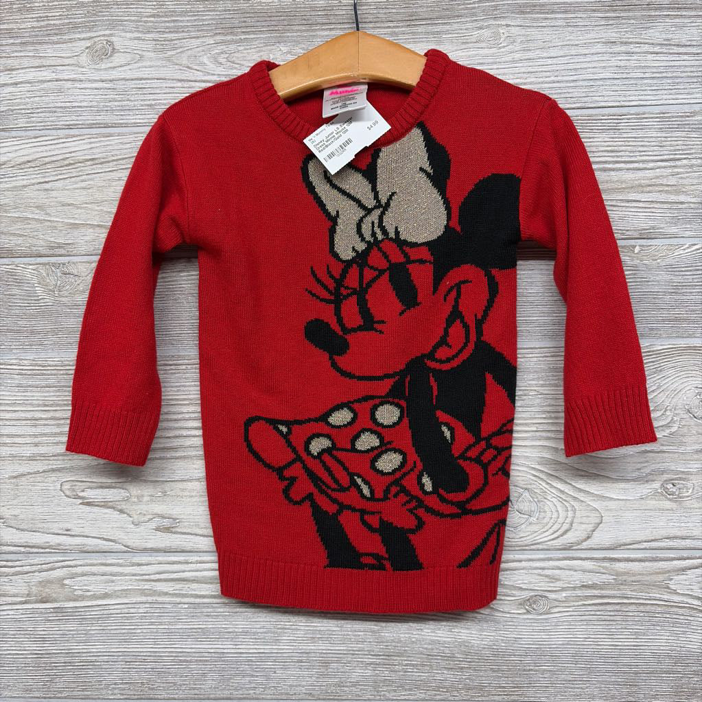 LS Sweater Dress Minnie Mouse 12M
