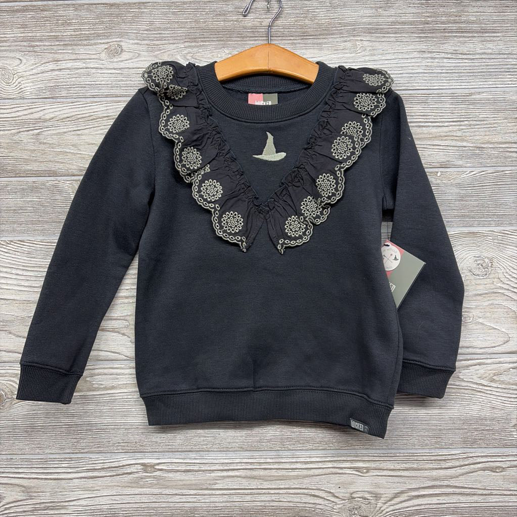 NEW Wicked Crewneck Eyelet Witch Hat 5T