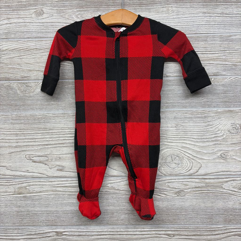 Sleeper Buffalo Plaid 0-3M