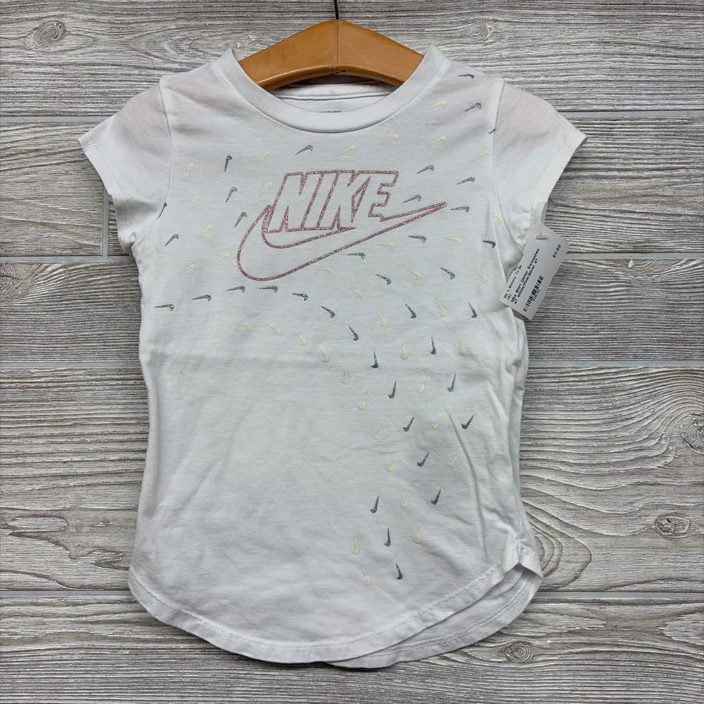 Shirt Glitter Swooshes 4T