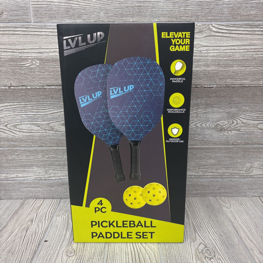 NEW 4 Pc Pickleball Paddle Set