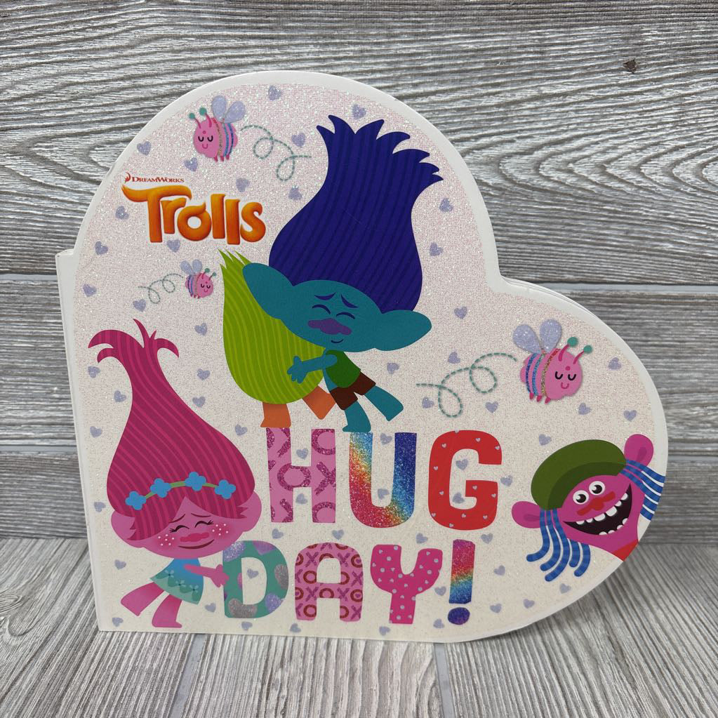 Trolls Hug Day! Hardcover Book