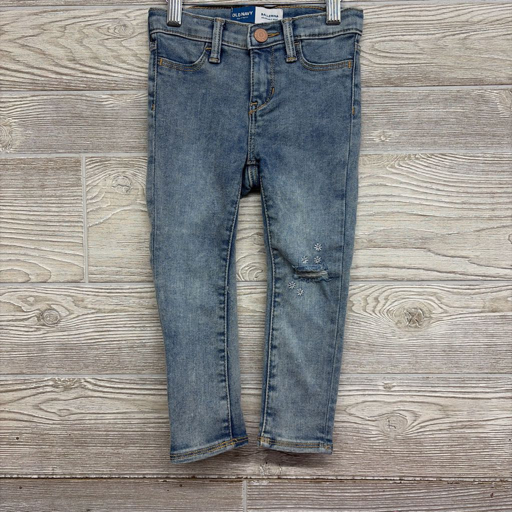 Ballerina Skinny Jeans Flowers 3T