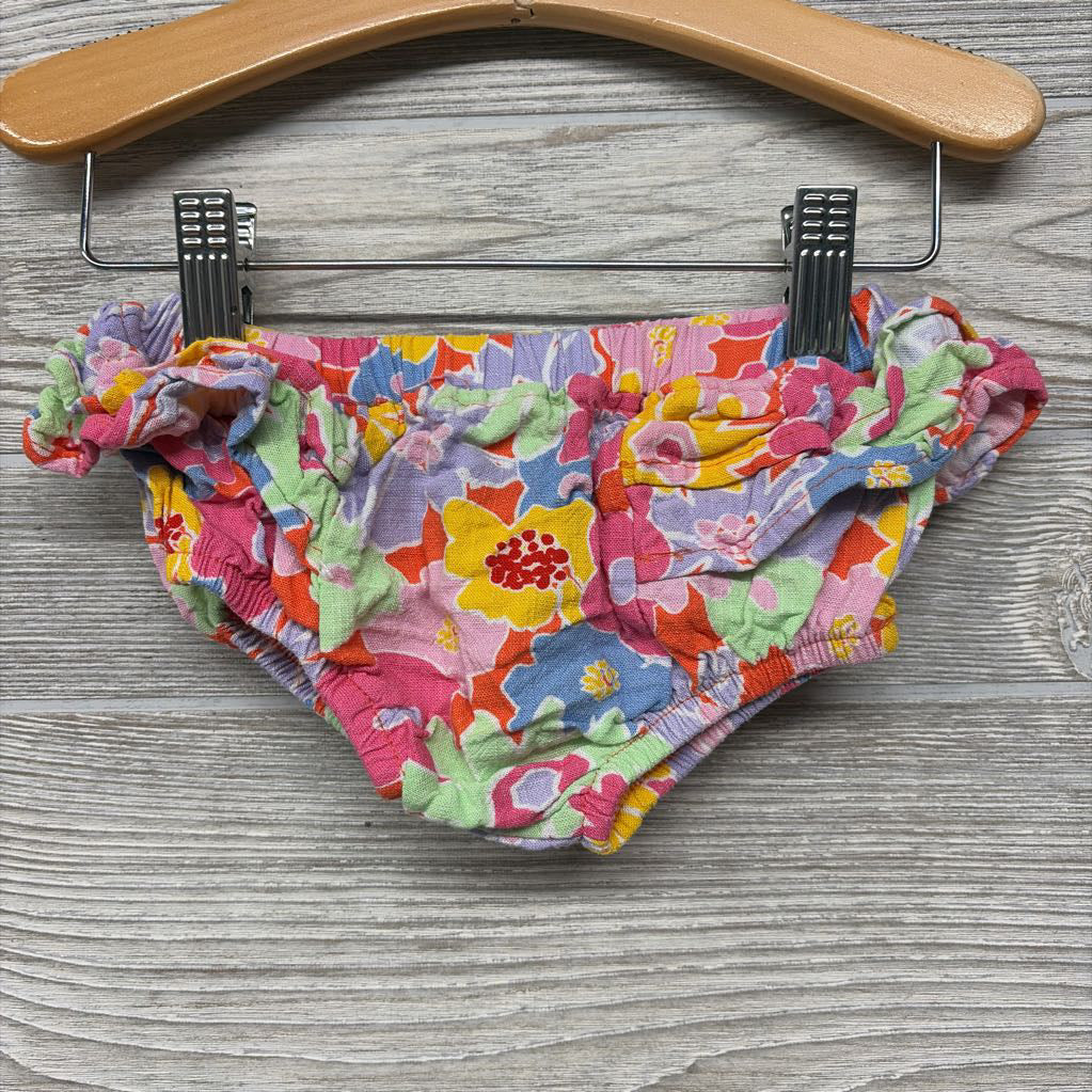 Smocked Tank Top & Bubble Shorts Flowers 12M