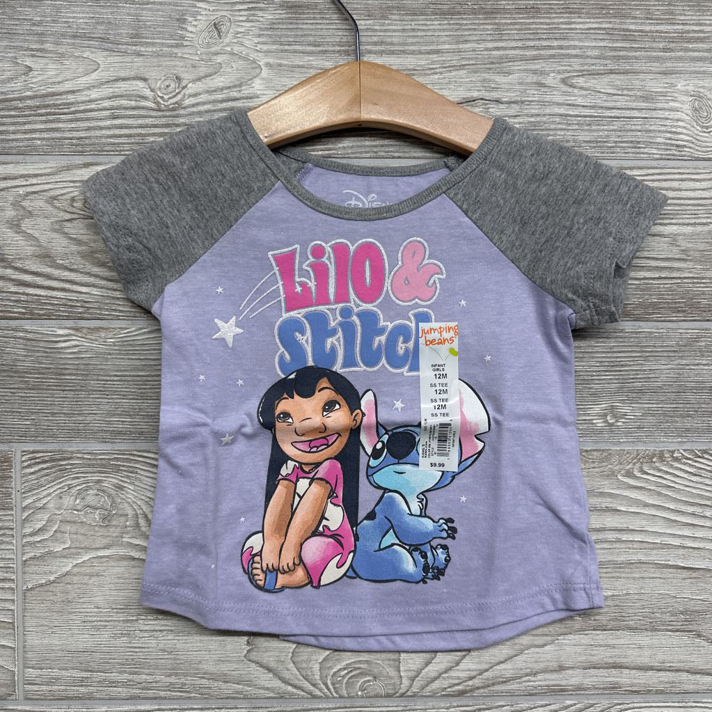 NEW LS Shirt Lilo & Stitch 12M