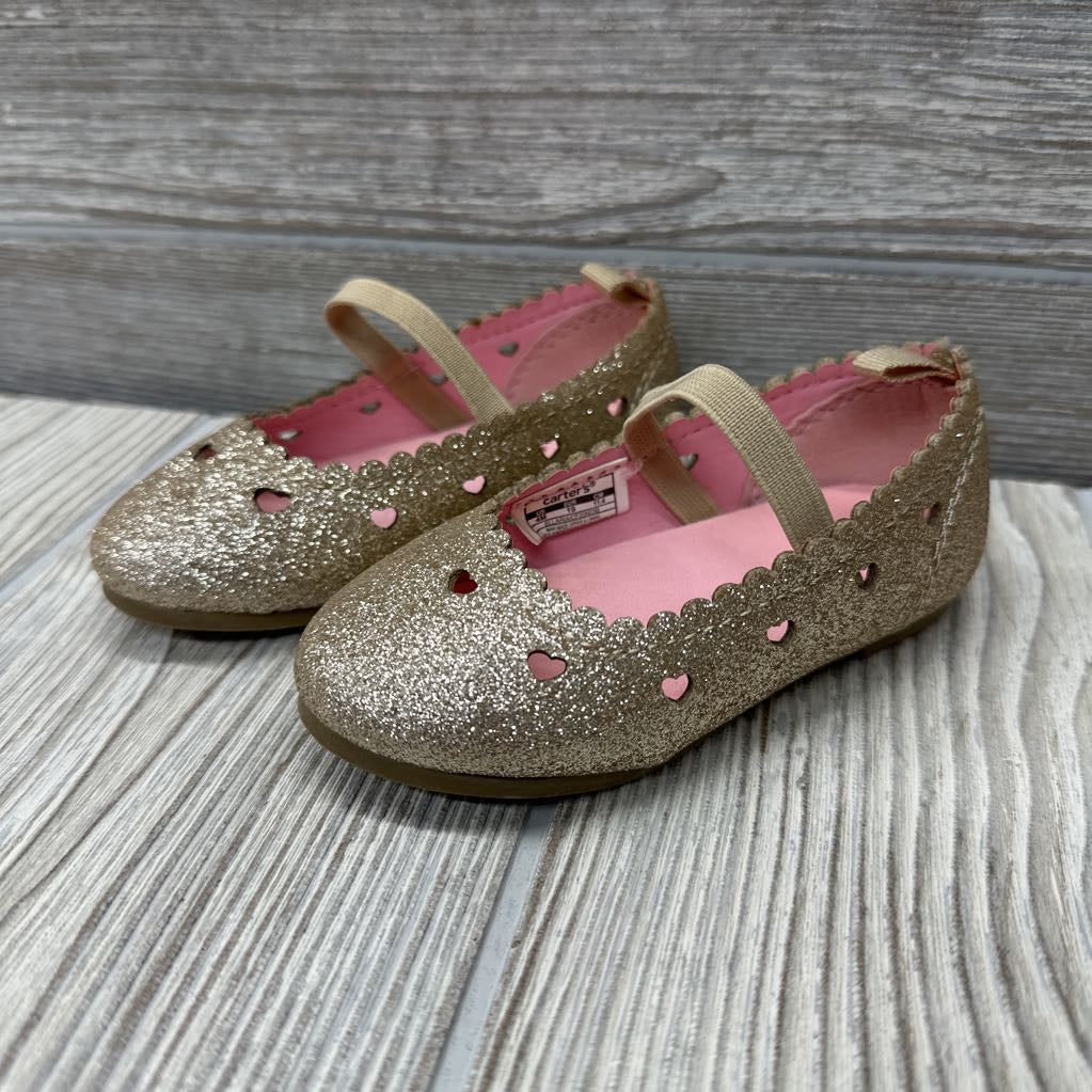 Ellaria Glitter Flats Heart Cutouts 4c