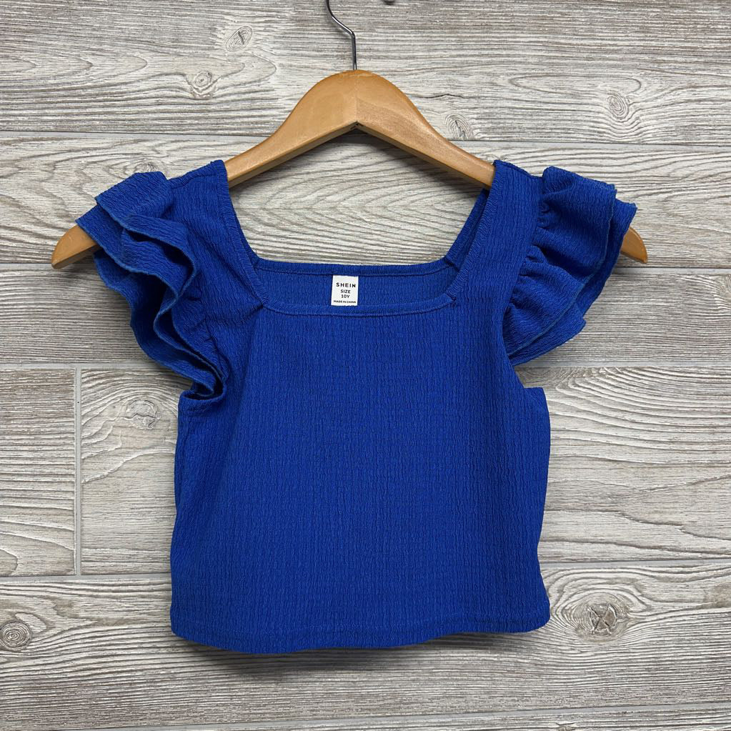 Flutter Sleeve Textured Shirt 10