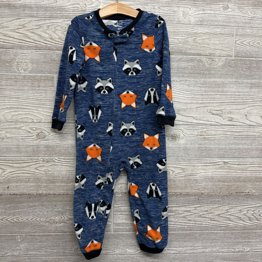 Blanket Sleeper Fox Racoons 4T