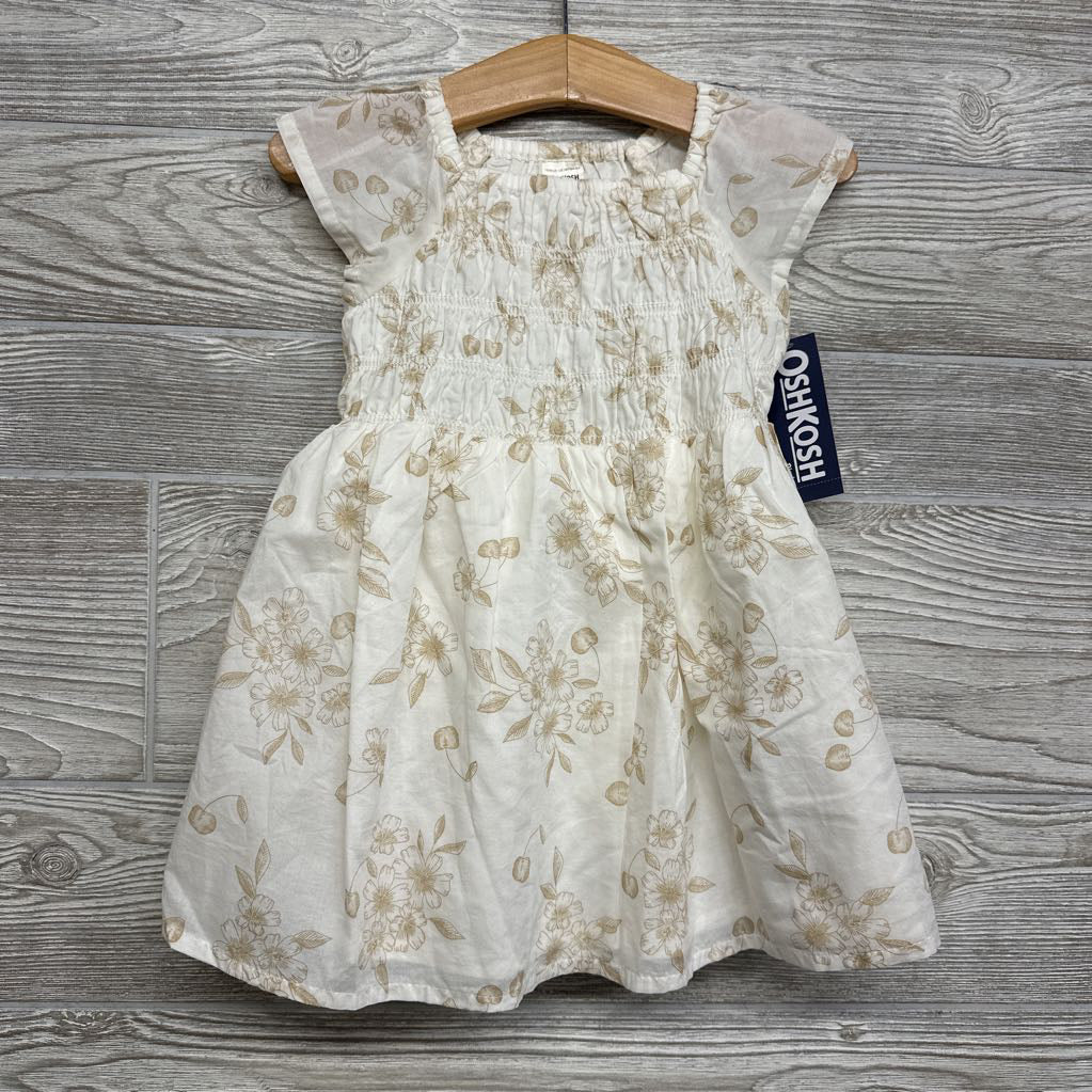 NEW Smocked Dress Flowers 18M