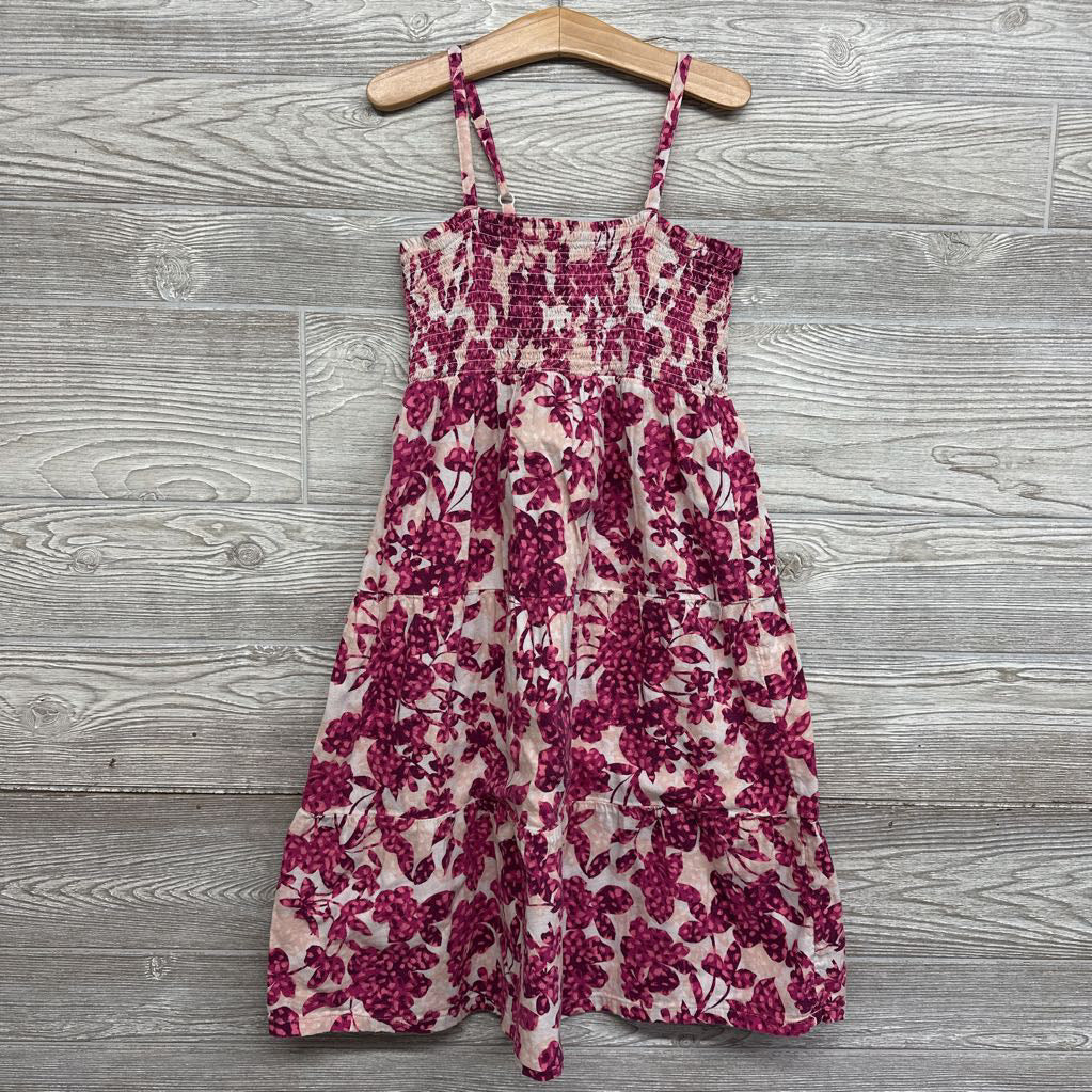 Tank Smocked Dress Flowers 10-12