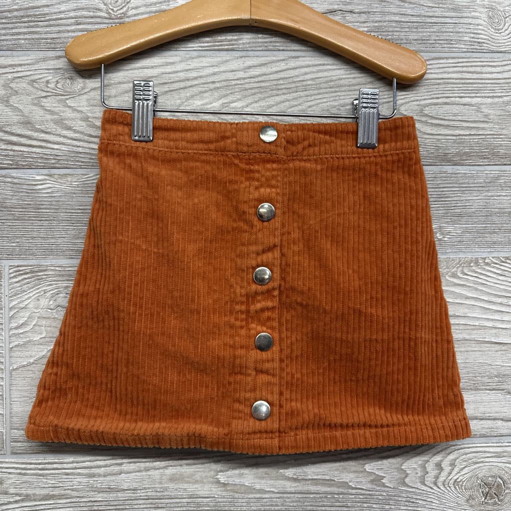 Pull On Corduroy Skort Buttons 5