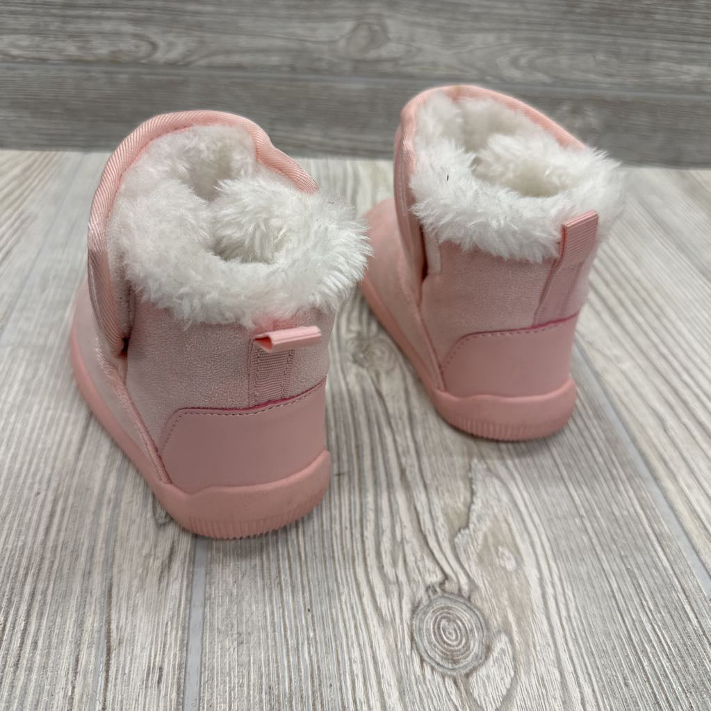 Lined Velcro Boots 5C
