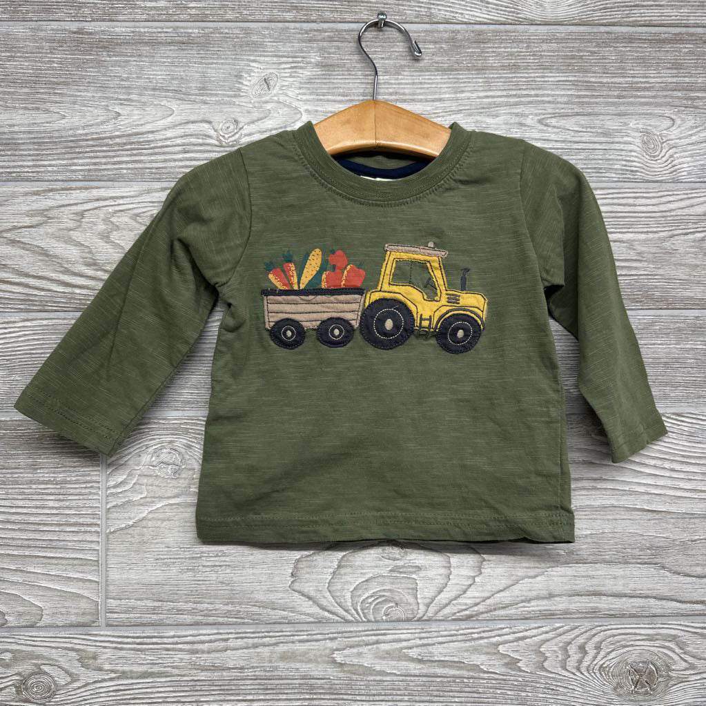 LS Shirt Tractor Carrots 18M