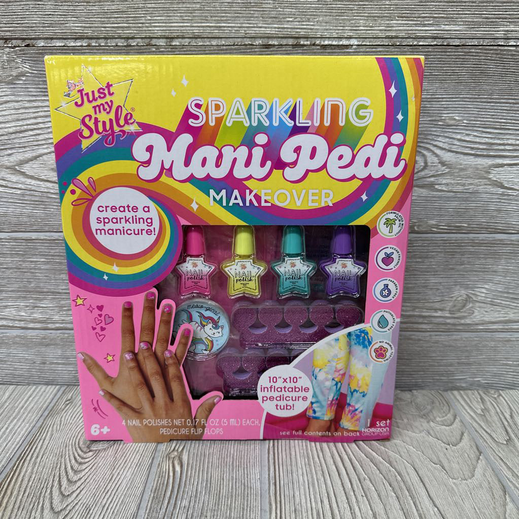 NEW Sparkling Mani Pedi Makeover