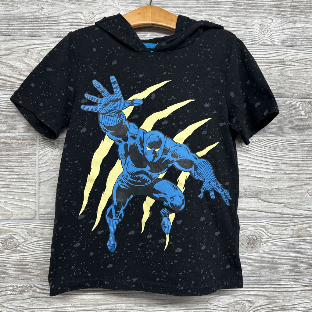 Shirt W/ Hood Splatters Black Panther 8
