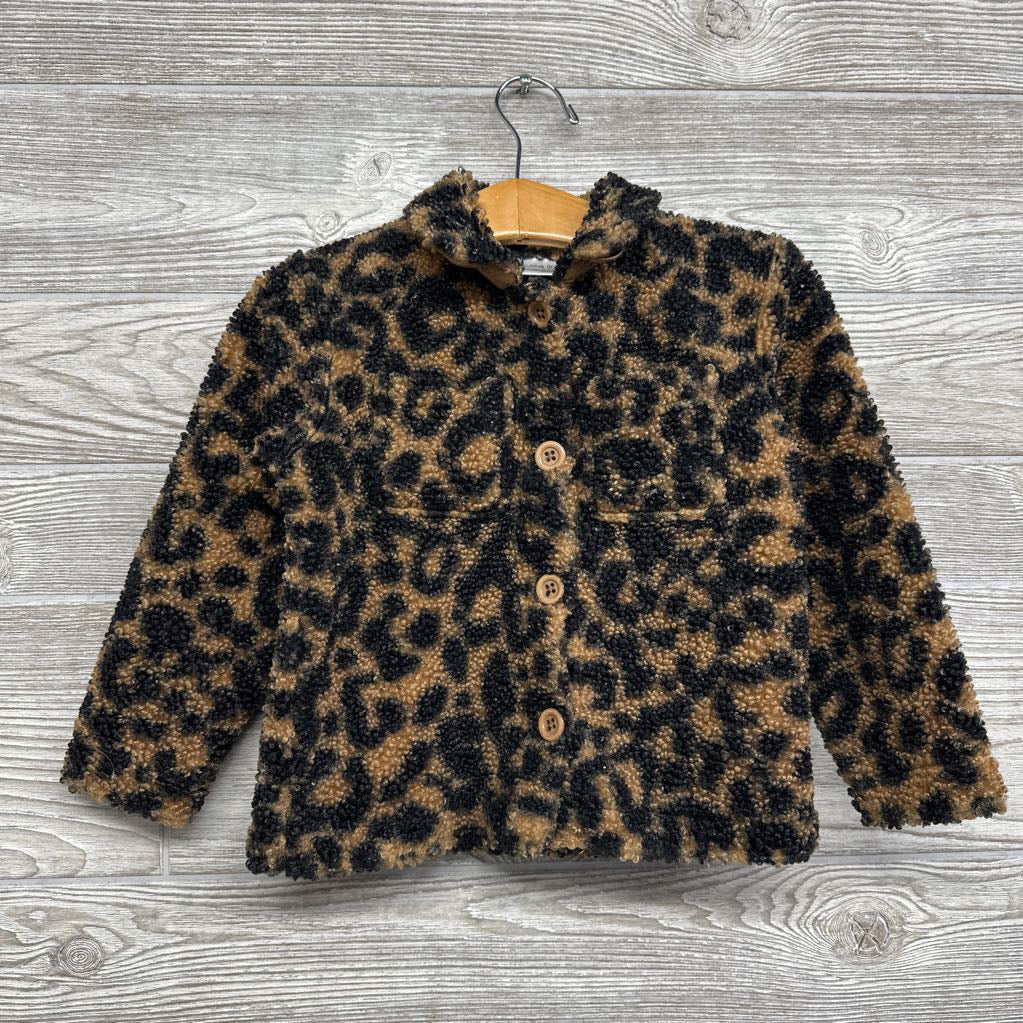 Plush Jacket Animal Print 24M
