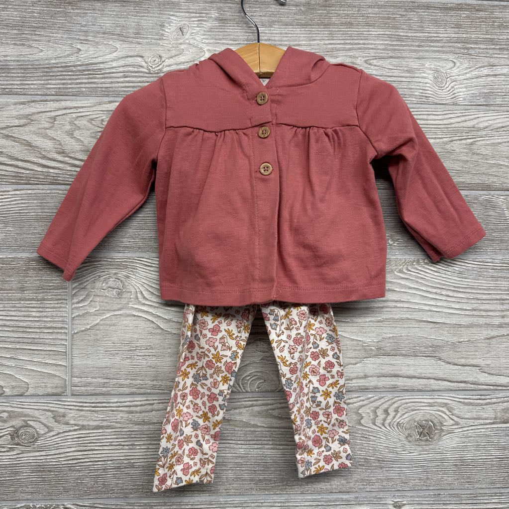 Wrap, Bodysuit & Pants Flowers 9M