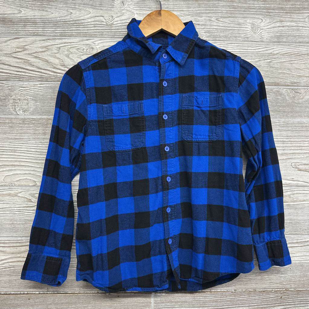 Gingham Flannel Button Up Shirt 10