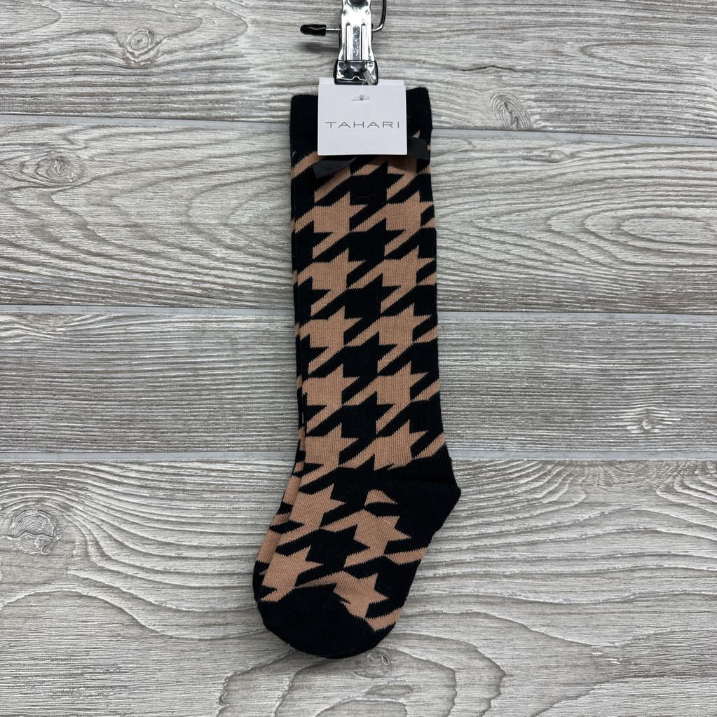 NEW LS Ribbed Mock Neck Shirt, Houndstooth Knit Jumper & Socks 4