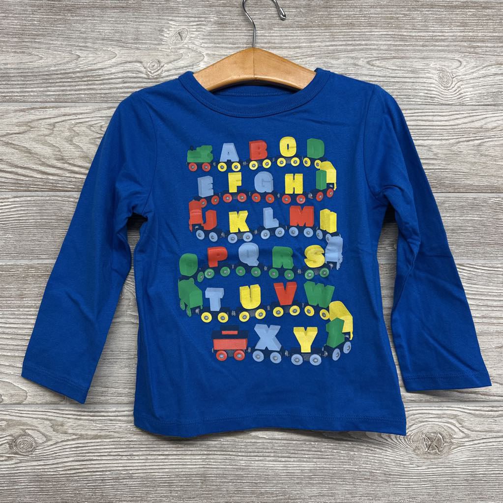 NEW LS Shirt Alphabet Train 3t