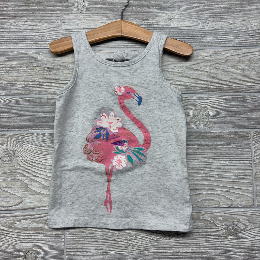 Tank Top Flamingo Glitter 5T