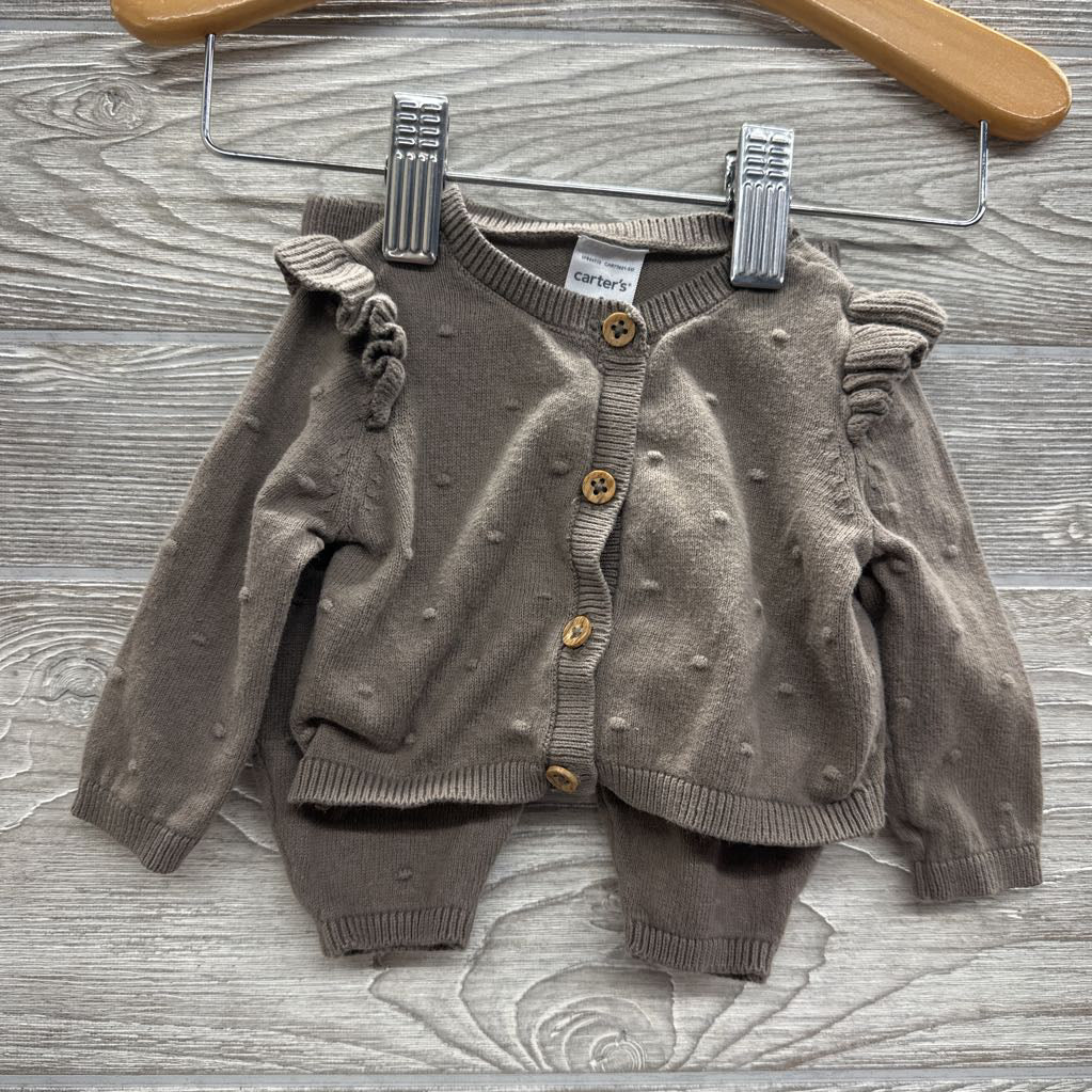 Textured Cardigan & Pants NB