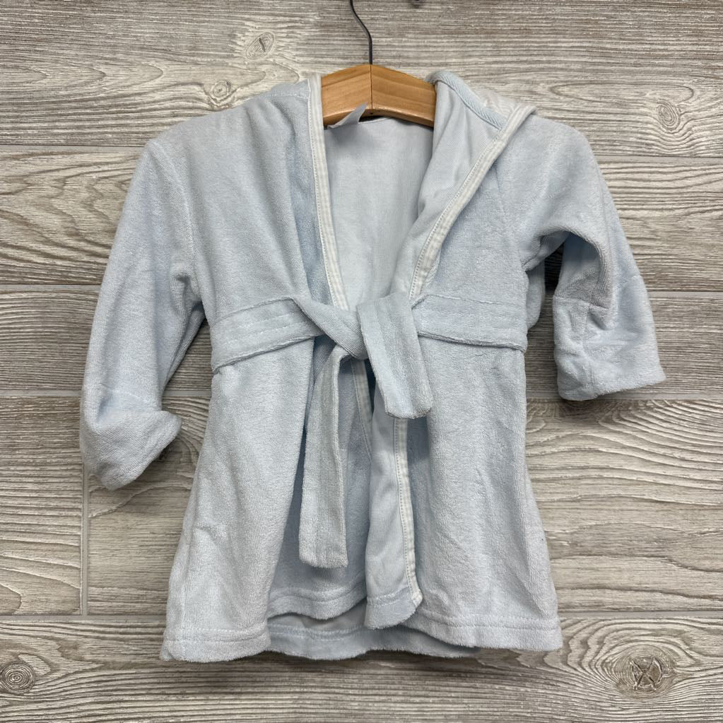 Terry Bath Robe Hood 0-9M