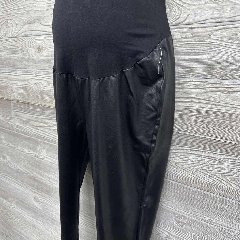 NEW Faux Leather Leggings Large