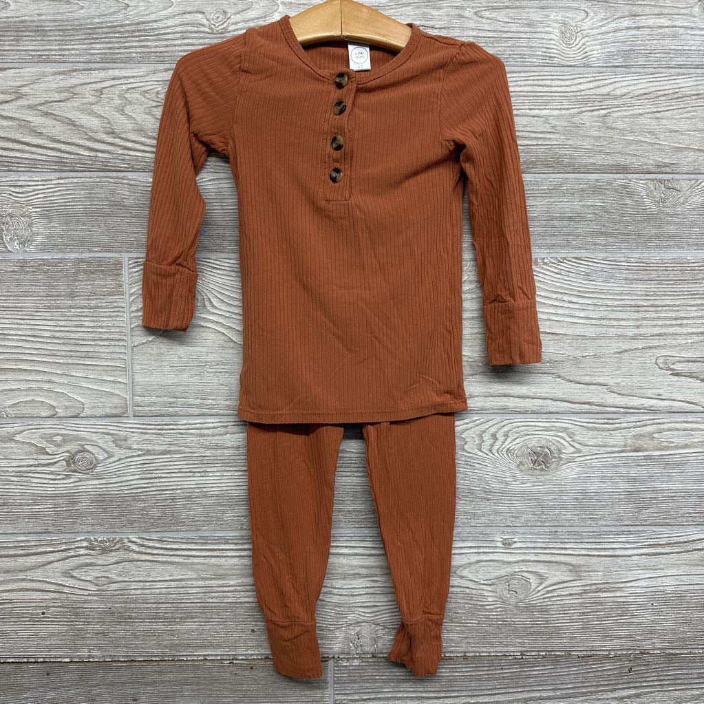 2 Pc Bamboo Ribbed Bodysuit & Pants 2t