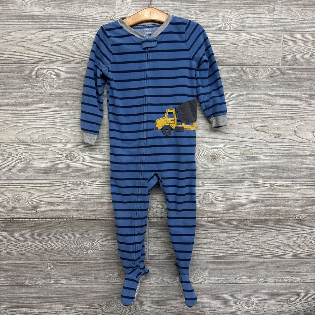 Blanket Sleeper Stripes Cement Truck 3T