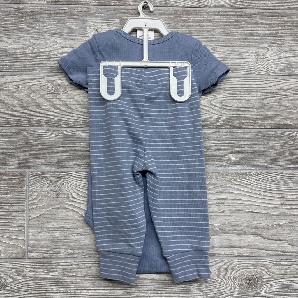 NEW Bodysuit & Pants Little Brother Stripes 9M