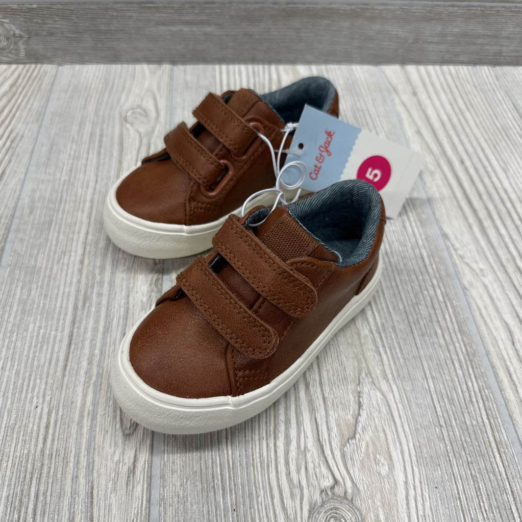 NEW Double Velcro Calvin Shoes 5C