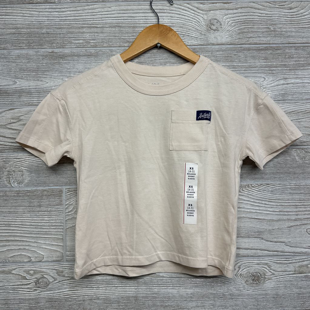 NEW Relaxed Shirt Chest Pocket Authentic 4-5