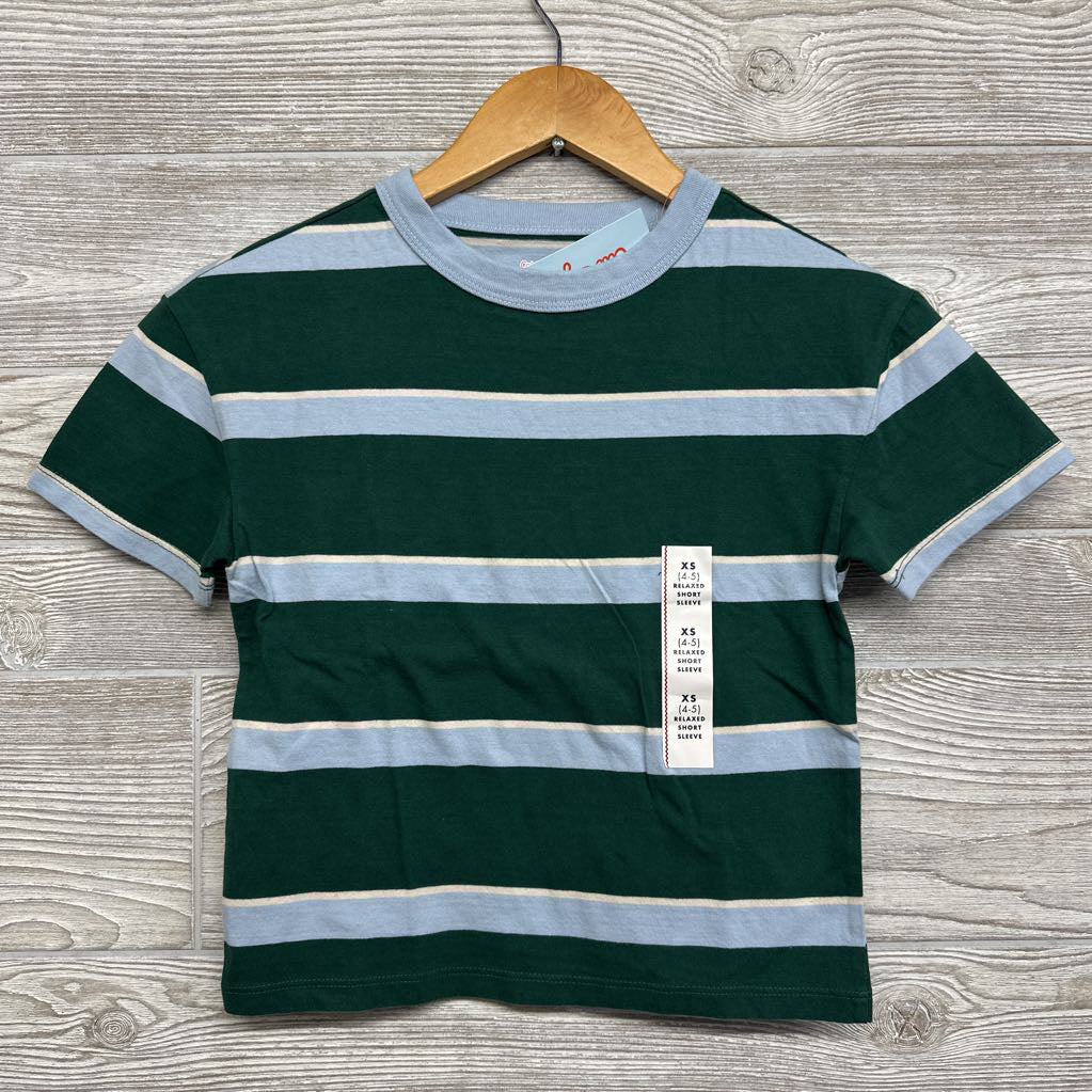 NEW Relaxed Shirt Chest Pocket Stripes 4-5