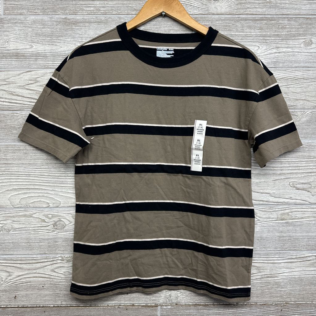 NEW Relaxed Shirt Chest Pocket Stripes 14