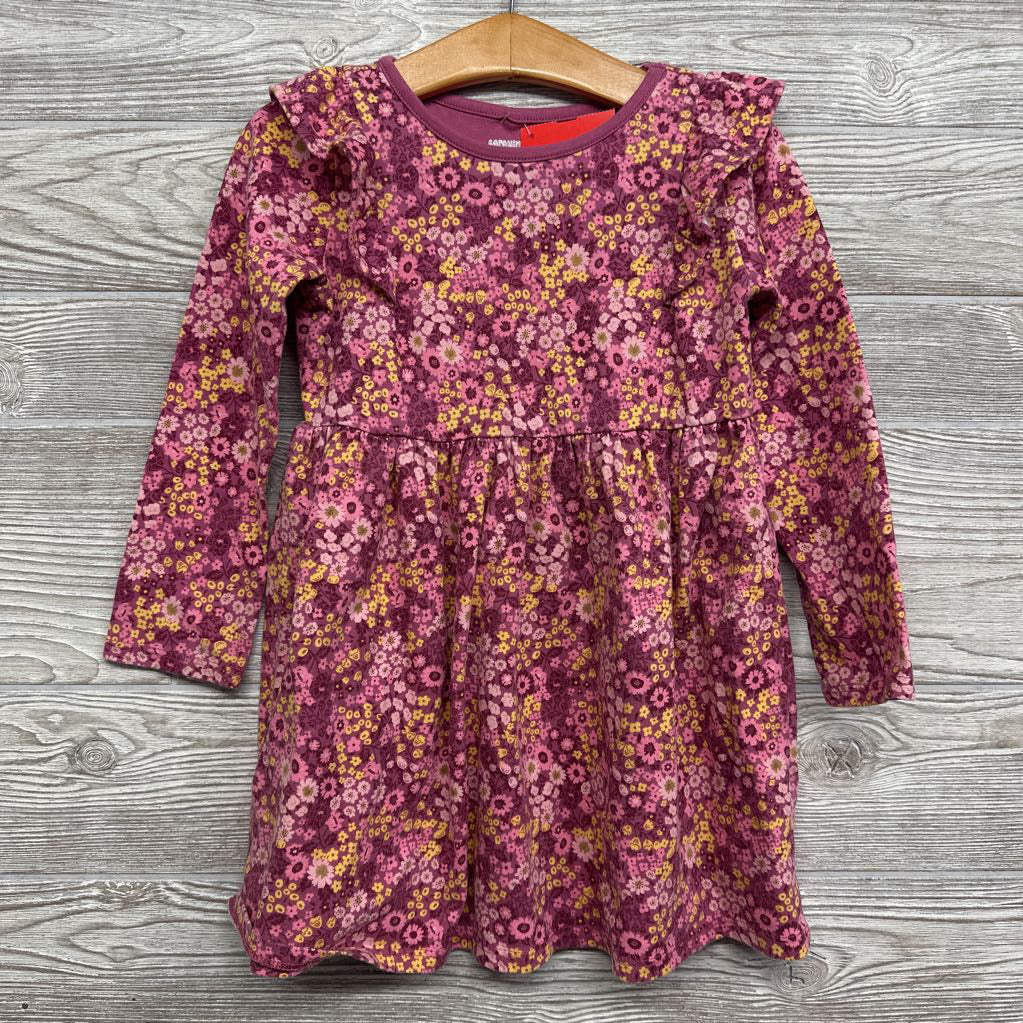 LS Dress Flowers 4T