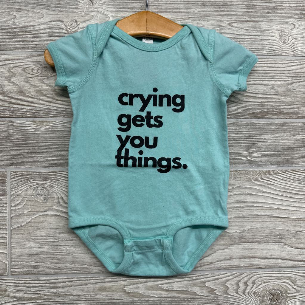 Bodysuit Crying Gets You Things. 12M