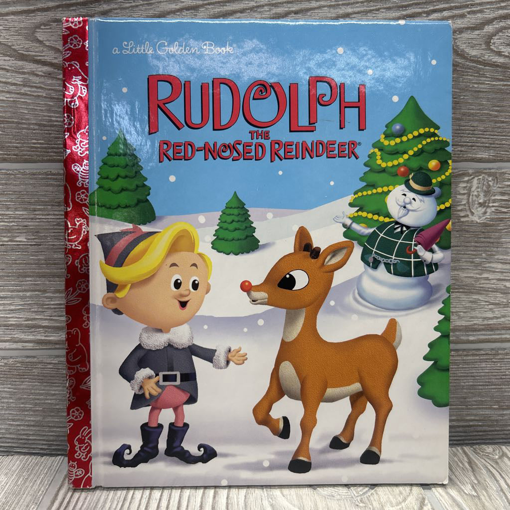 Little Golden Book Rudolph The Red Nosed Reindeer Hardcover Book