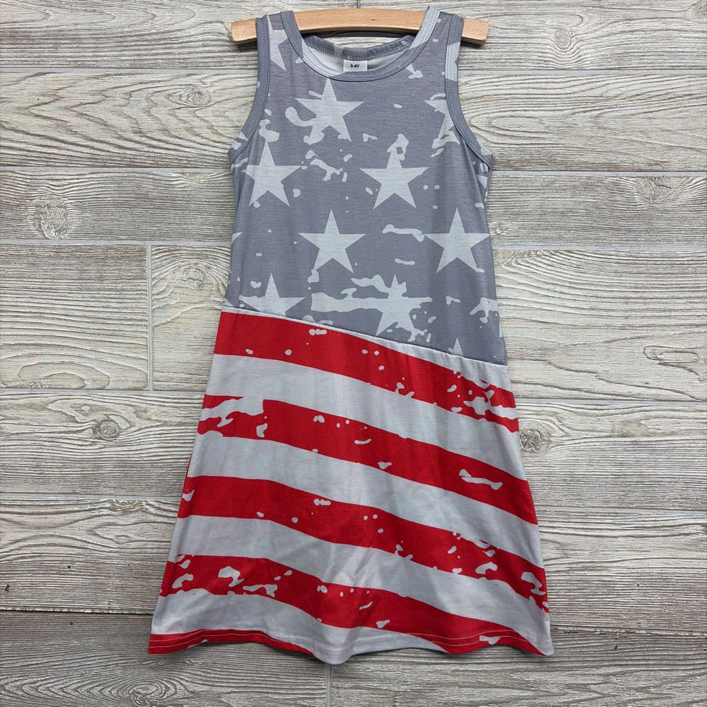 Tank Dress Stars Stripes Camo 3-4