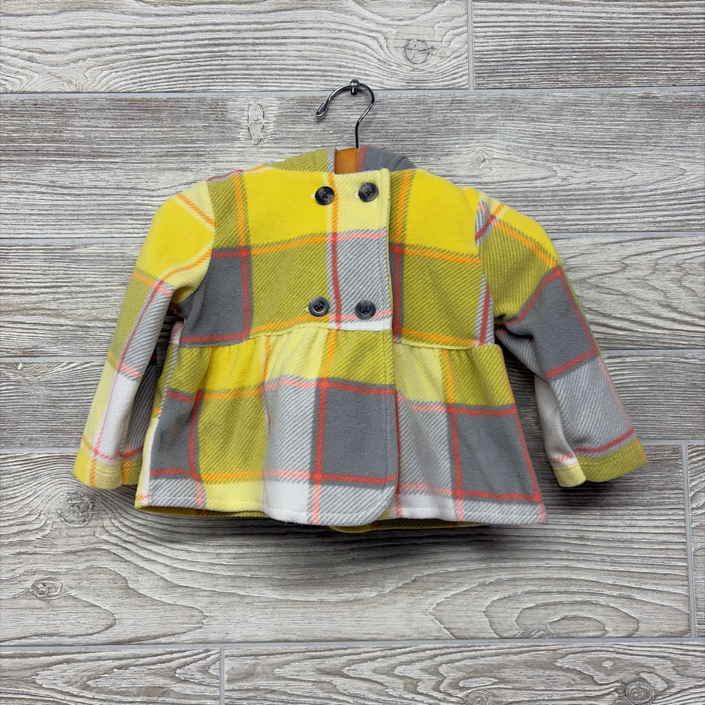 Fleece Jacket Plaid 9M