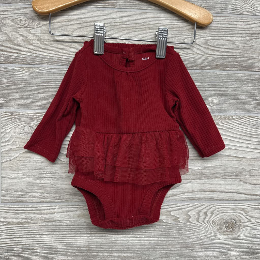 LS Ribbed Tutu Bodysuit & Leggings NB