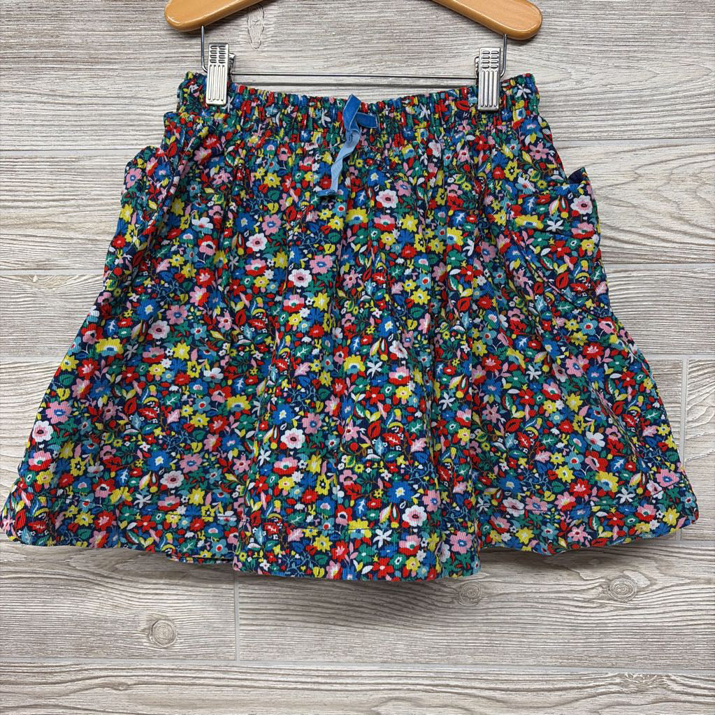 Cord Skirt Flowers 11-12