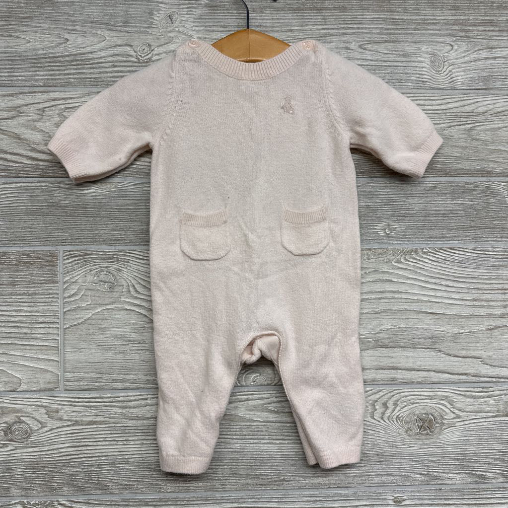 LS Knit Outfit Pockets 0-3M