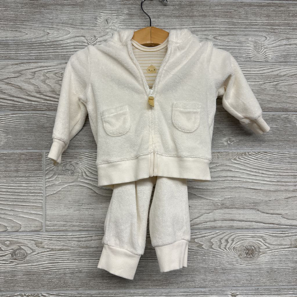 Bodysuit, Terry Jacket & Joggers Stripes Duck 6M